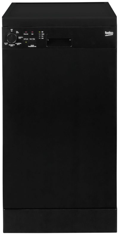 Beko - DFS05010B - Slimline Dishwasher - Black